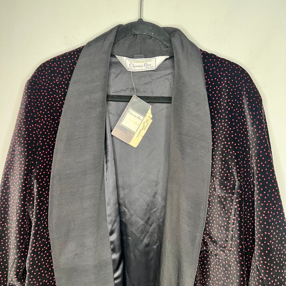 Christian Dior Vintage Men's Velvet Sport Coat Size Medium - Picture 6 of 10
